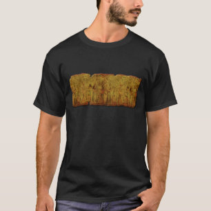 Antike ägyptische Tempelmauer Kunst T-Shirt