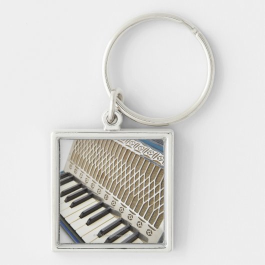 Antike Akkordeon-Tastatur Schlüsselanhänger (Vorne)