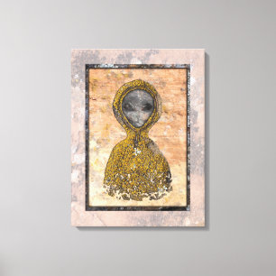 Antike Alien Leinwanddruck