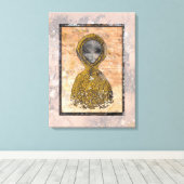 Antike Alien Leinwanddruck (Insitu (Holzboden))