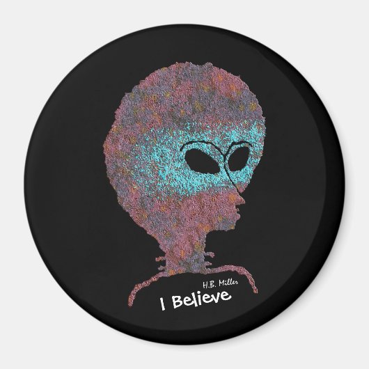 Antike Alien Magnet (Vorne)