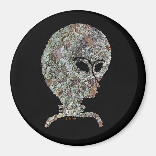 Antike Alien Magnet (Vorne)