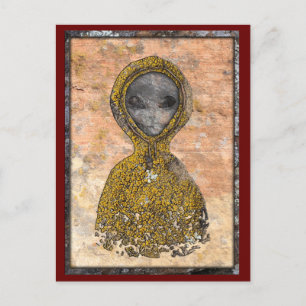 Antike Alien Postkarte