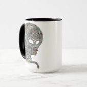 Antike Alien Tasse (Vorderseite Links)
