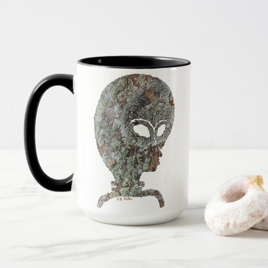 Antike Alien Tasse (Mit Donut)