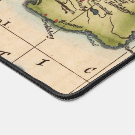 Antike Alte Karte Inspiriert (10) Schreibtischunterlage (Ecke)