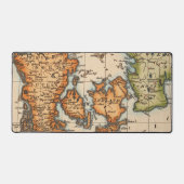 Antike Alte Karte Inspiriert (10) Schreibtischunterlage (Vorderseite)