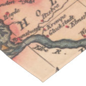 Antike Alte Karte Inspiriert (10) Tischdecke (Schrägansicht)