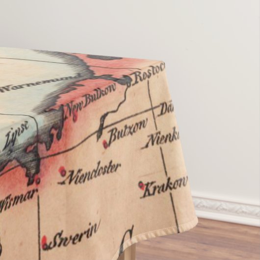 Antike Alte Karte Inspiriert (10) Tischdecke (Beispiel)