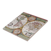 Antike Alte Karte Inspiriert (12) Fliese (Seite)