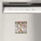 Antike Alte Karte Inspiriert (12) Magnet (In Situ (Geschirrspüler))