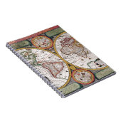 Antike Alte Karte Inspiriert (12) Notizblock (Rechte Seite)