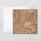 Antike Alte Karte Inspiriert (13) (Vorne/Hinten)