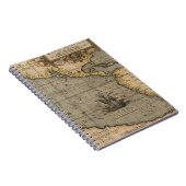 Antike Alte Karte Inspiriert (14) Gepäckanhänger Notizblock (Rechte Seite)