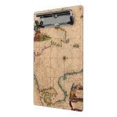 Antike Alte Karte Inspiriert (1) Mini Klemmbrett (Gewinkelt2)