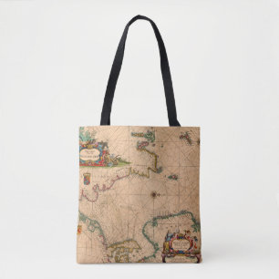 Antike Alte Karte Inspiriert (1) Tasche