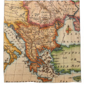 Antike Alte Karte Inspiriert (2) Duschvorhang (Vorderseite)