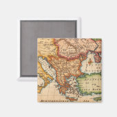 Antike Alte Karte Inspiriert (2) Magnet (Vorderseite/Rückseite)