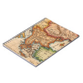 Antike Alte Karte Inspiriert (2) Notizblock (Linke Seite)