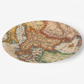 Antike Alte Karte Inspiriert (2) Pappteller (Schrägansicht)