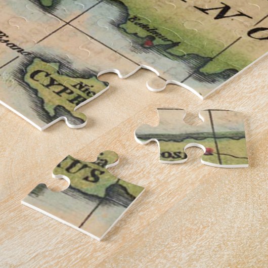 Antike Alte Karte Inspiriert (2) Puzzle (Seite)