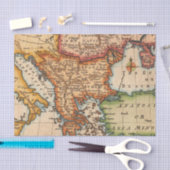 Antike Alte Karte Inspiriert (2) Seidenpapier (Handwerk)