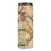 Antike Alte Karte Inspiriert (2) Thermosbecher (Rückseite)