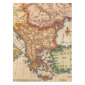 Antike Alte Karte Inspiriert (2) Tischdecke (Vorderseite)