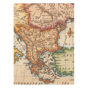 Antike Alte Karte Inspiriert (2) Tischdecke