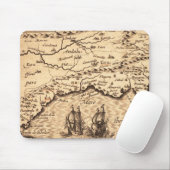 Antike Alte Karte Inspiriert (3) Mousepad (Mit Mouse)