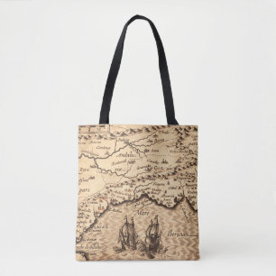 Antike Alte Karte Inspiriert (3) Tasche