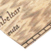 Antike Alte Karte Inspiriert (3) Tischdecke (Schrägansicht)