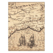 Antike Alte Karte Inspiriert (3) Tischdecke (Vorderseite)