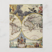 Antike Alte Karte Inspiriert (4) (Vorderseite)