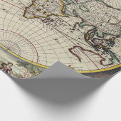 Antike Alte Karte Inspiriert (4) Geschenkpapier (Ecke)