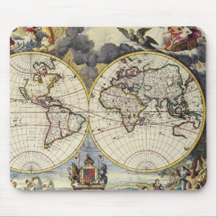 Antike Alte Karte Inspiriert (4) Mousepad