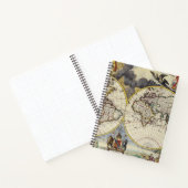 Antike Alte Karte Inspiriert (4) Notizblock (Innenseite)