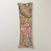 Antike Alte Karte Inspiriert (5) Seitenschläferkissen (Vorderseite Vertikal)