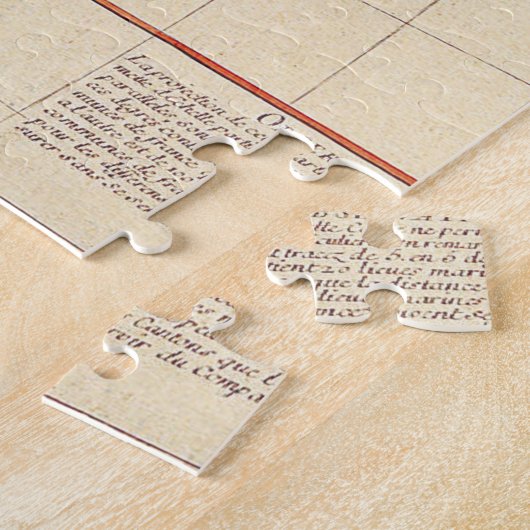 Antike Alte Karte Inspiriert (6) Puzzle (Seite)