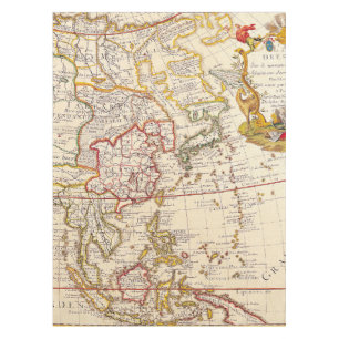 Antike Alte Karte Inspiriert (6) Tischdecke