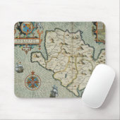Antike Alte Karte Inspiriert (7) Mousepad (Mit Mouse)