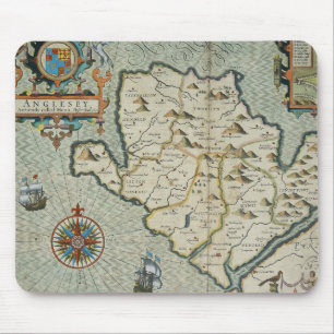 Antike Alte Karte Inspiriert (7) Mousepad