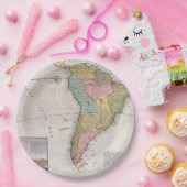 Antike Alte Karte Inspiriert (8) Pappteller (Party)