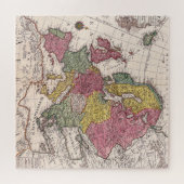 Antike Alte Karte Inspiriert (9) Puzzle (Horizontal)