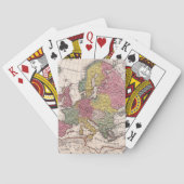 Antike Alte Karte Inspiriert (9) Spielkarten (Rückseite)