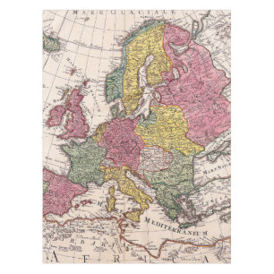 Antike Alte Karte Inspiriert (9) Tischdecke