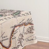 Antike Alte Karte Inspiriert (9) Tischdecke (Beispiel)