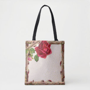 Antike alte Rose rustikal viktorianisch klassisch Tasche