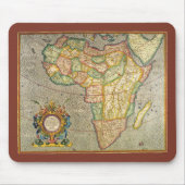 Antike Alte Welt Gerardus Mercator Karte Afrikas Mousepad (Vorne)