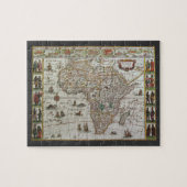 Antike alte Weltkarte Afrikas, c. 1635 Puzzle (Horizontal)